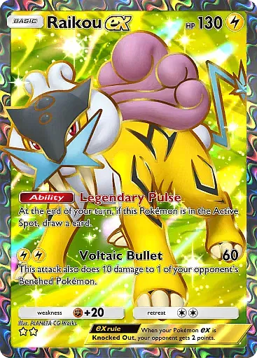 Raikou ex card