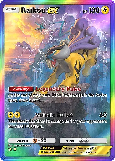 Raikou ex card