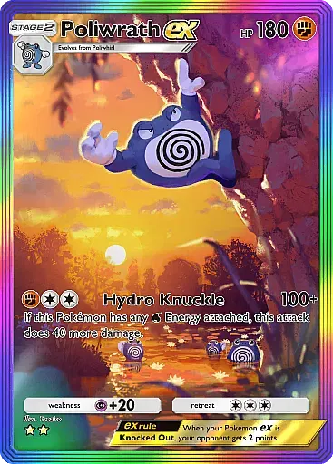 Poliwrath ex card