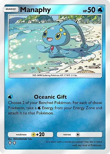 Manaphy card