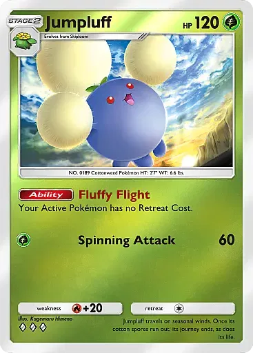 Jumpluff card