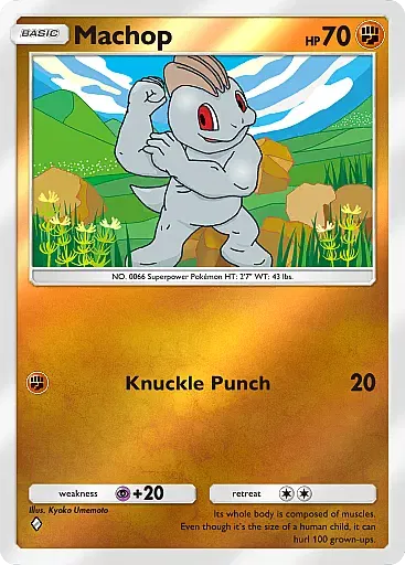 Machop card