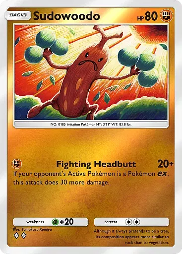 Sudowoodo card