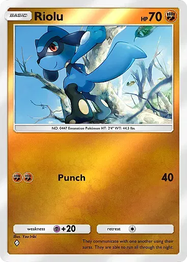 Riolu card