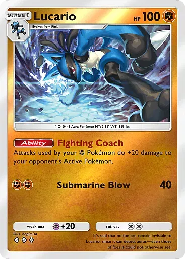 Lucario card