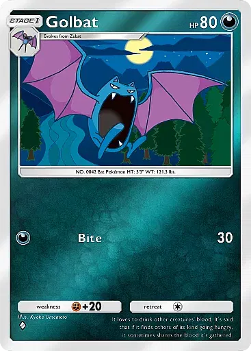 Golbat card