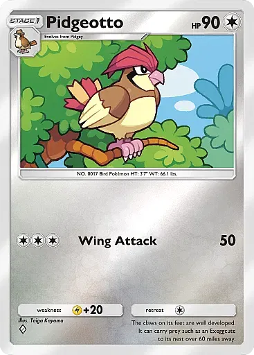 Pidgeotto card