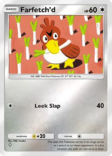 Farfetch'd card