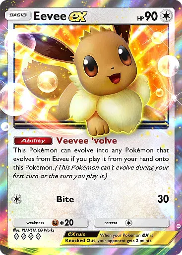 Eevee ex card