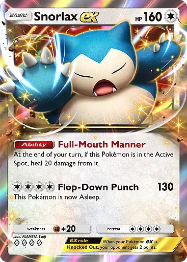 Snorlax ex card
