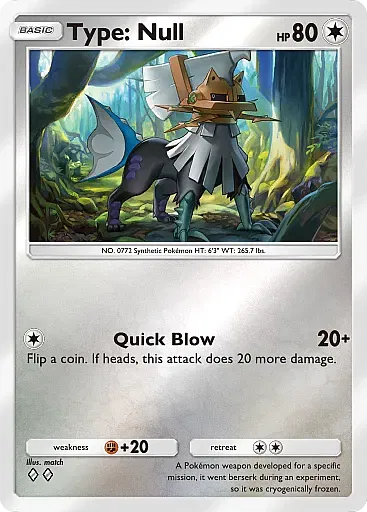 Type: Null card