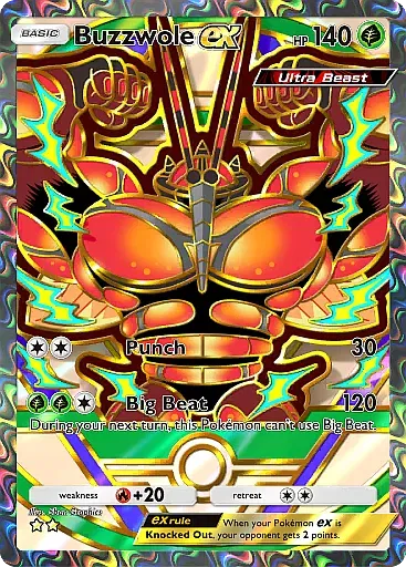 Buzzwole ex card