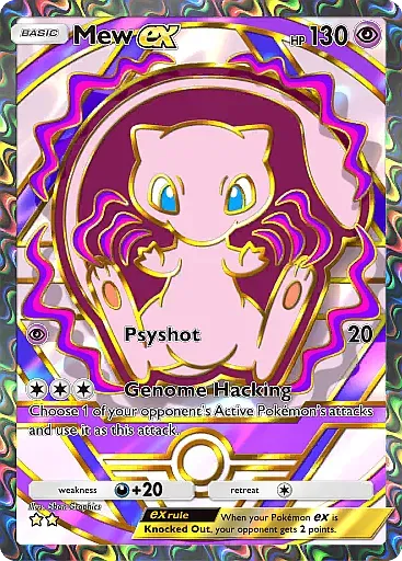 Mew ex card