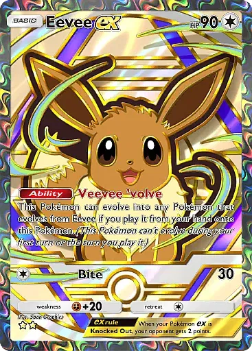 Eevee ex card