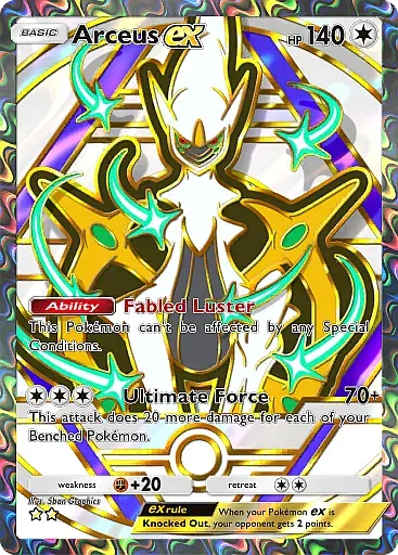 Arceus ex card
