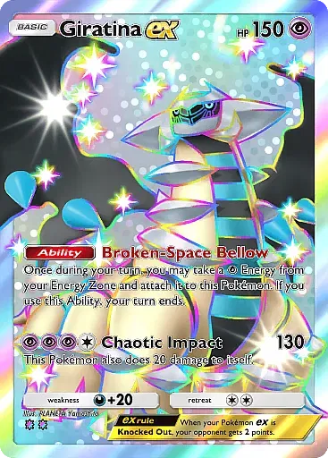Giratina ex card