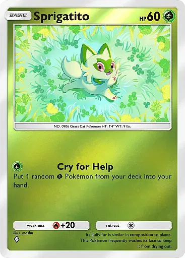 Sprigatito card