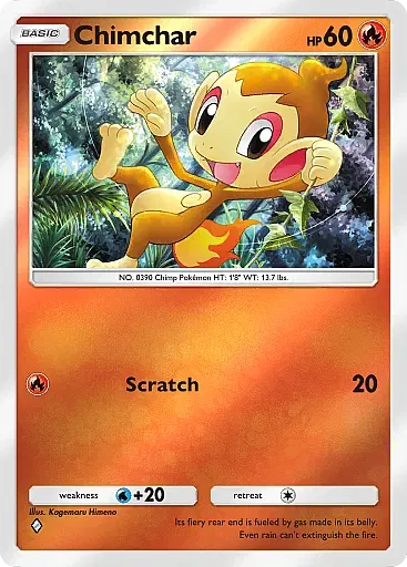 Chimchar card