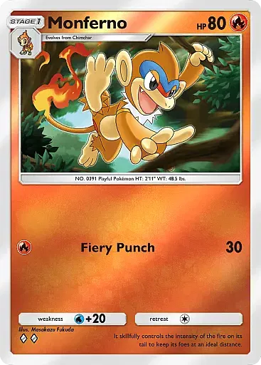 Monferno card