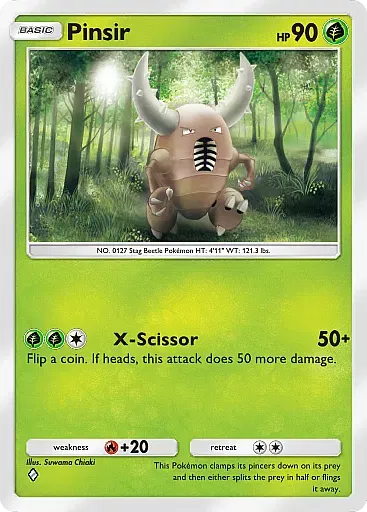 Pinsir card