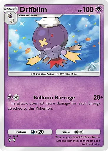Drifblim card
