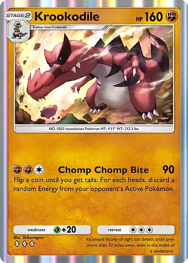 Krookodile card