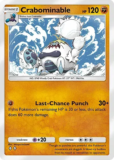 Crabominable card