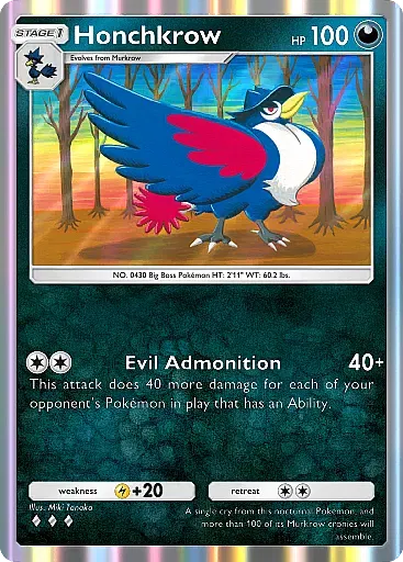 Honchkrow card