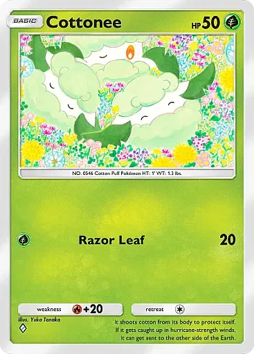 Cottonee card