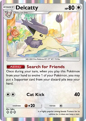 Delcatty card