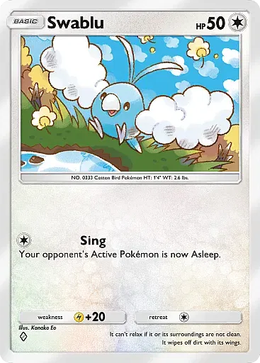 Swablu card
