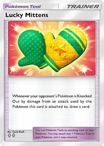 Lucky Mittens card