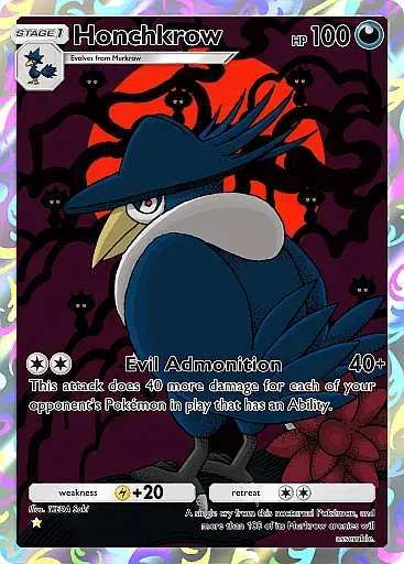 Honchkrow card