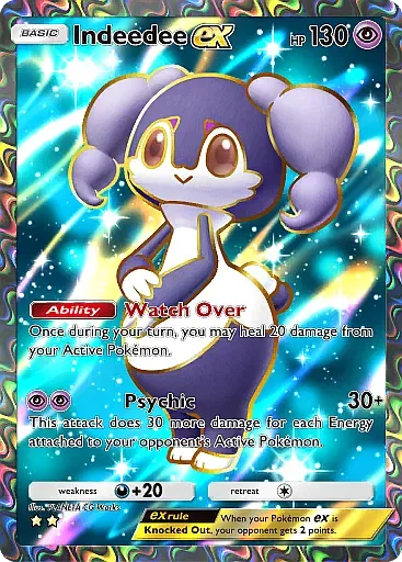 Indeedee ex card