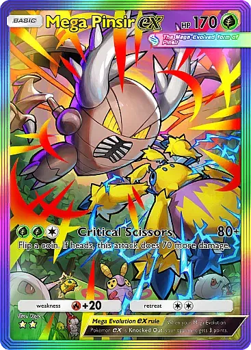 Mega Pinsir ex card
