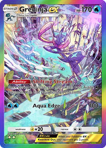 Greninja ex card