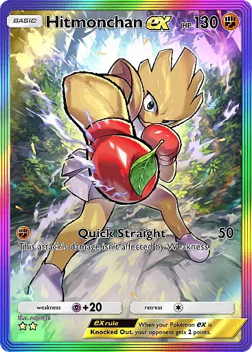 Hitmonchan ex card