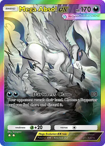 Mega Absol ex card