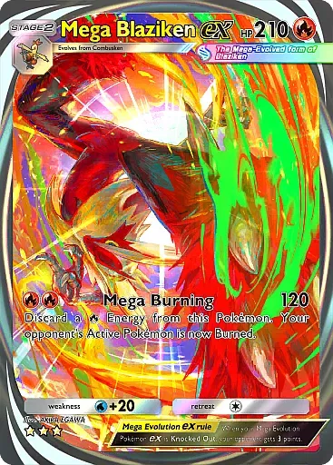 Mega Blaziken ex card