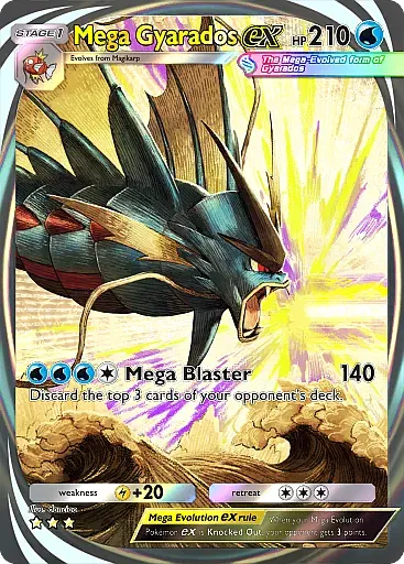 Mega Gyarados ex card