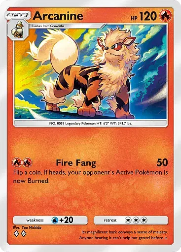 Arcanine card