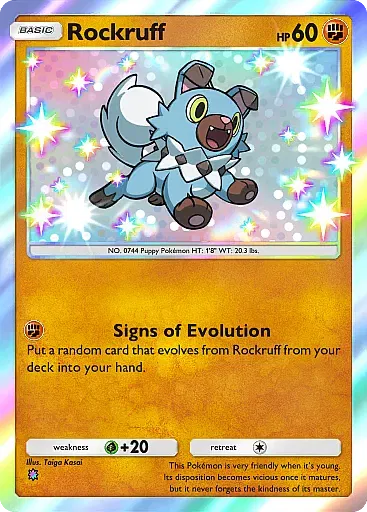 Rockruff card