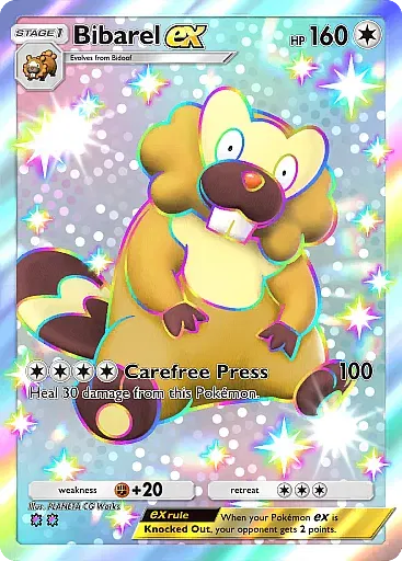 Bibarel ex card