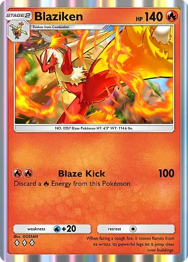 Blaziken card