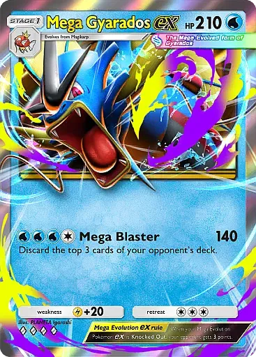 Mega Gyarados ex card