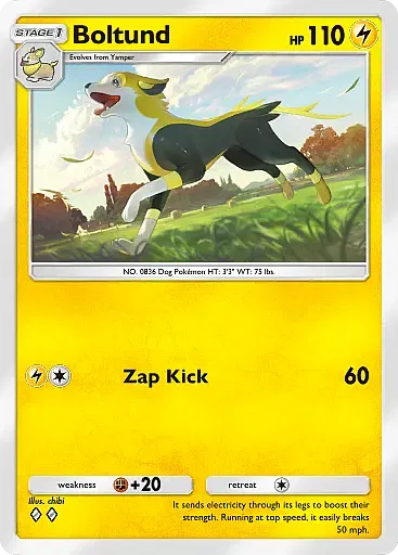 Boltund card