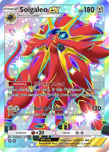 Solgaleo ex card