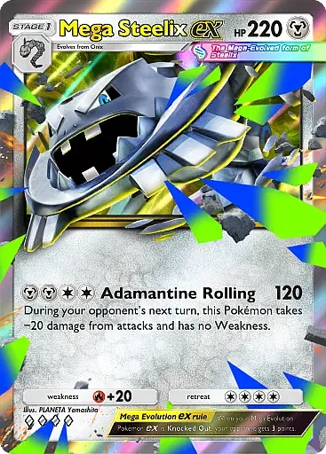 Mega Steelix ex card