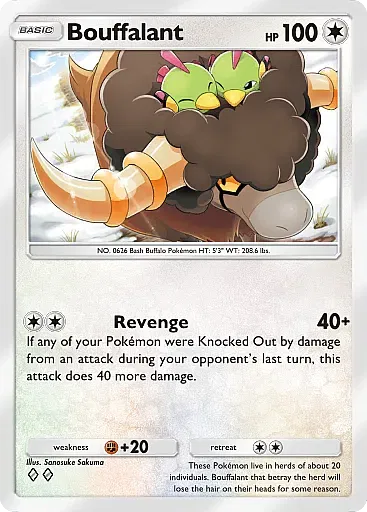 Bouffalant card