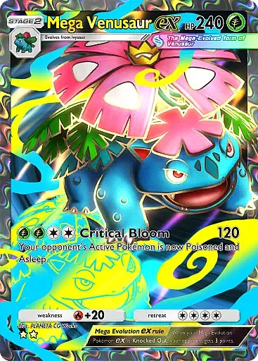 Mega Venusaur ex card